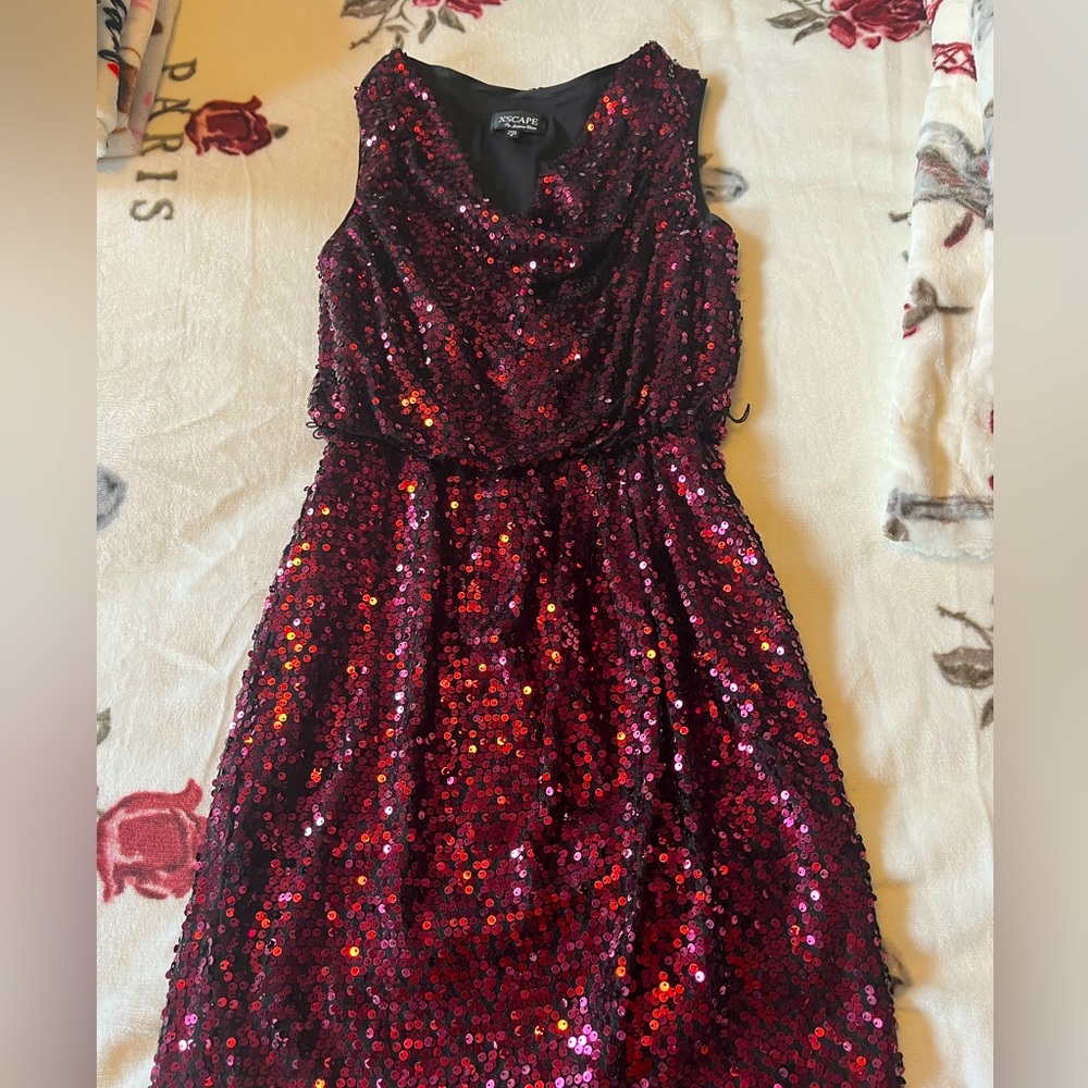 Sequin dress, size 4, XSCAPE